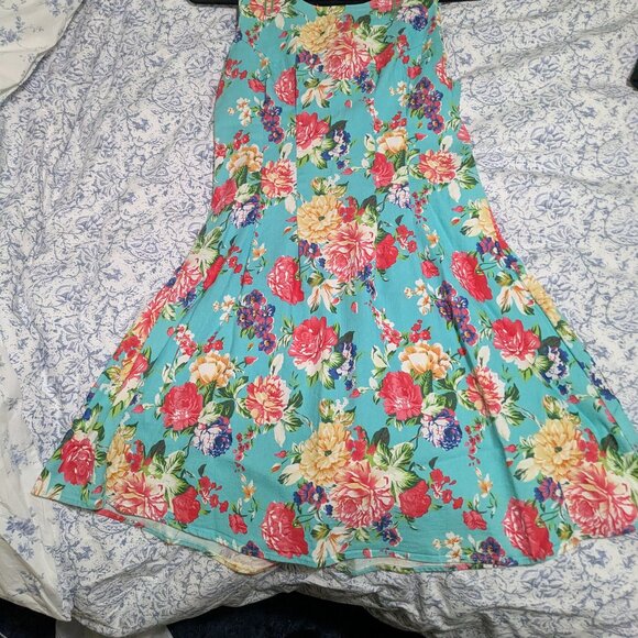 Floral A-Line Dress - Picture 3 of 3
